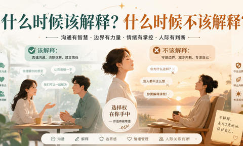 付费文章:什么时候该解释?什么时候不该解释?