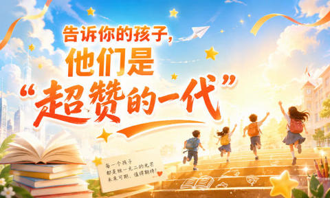 某付费社群专属文章:告诉你的孩子,他们是“超赞的一代”。
