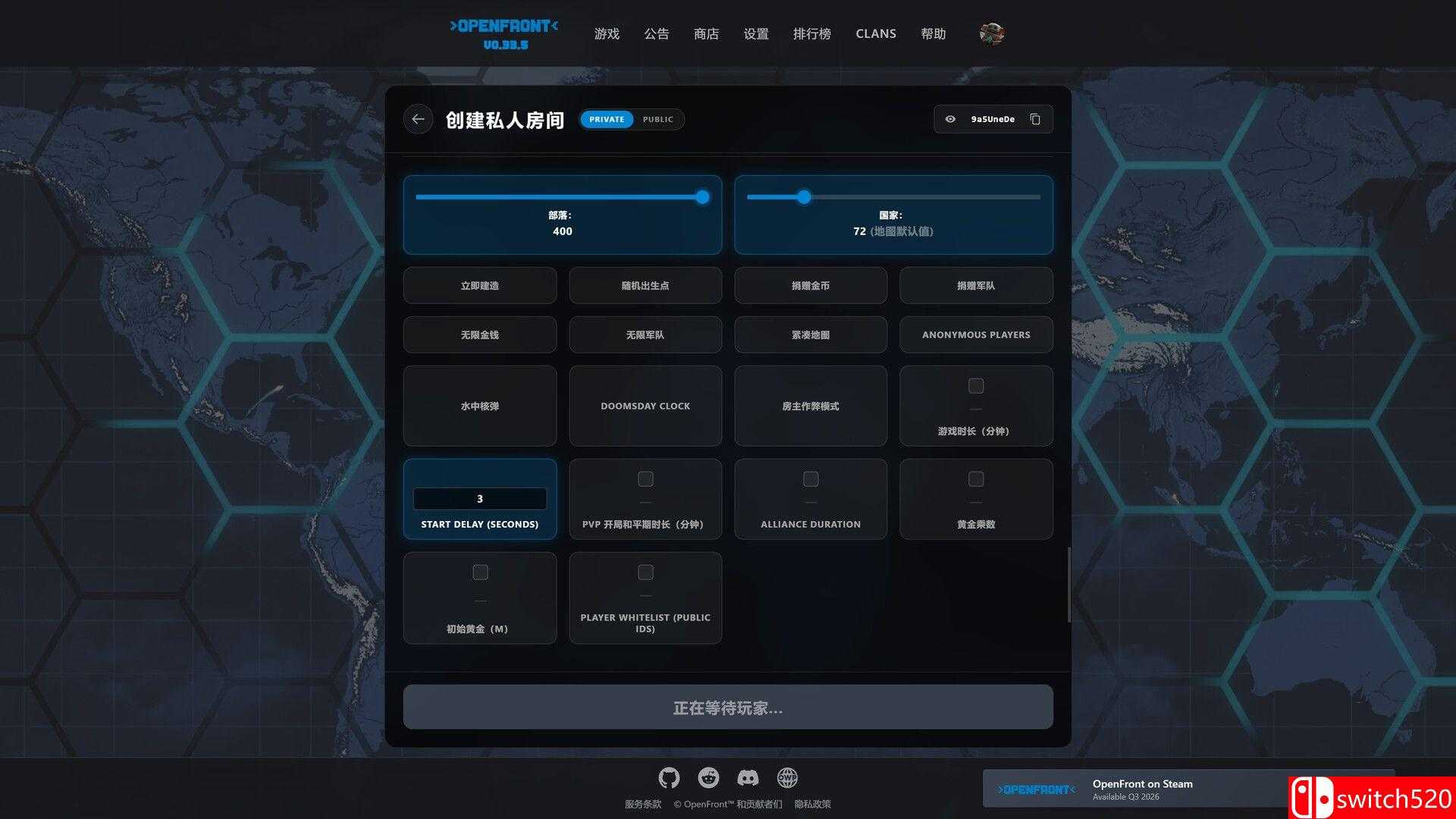 《开放战线（OpenFront）》[英文/日语]