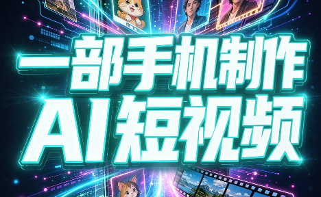 一部手机制作能上热门能变现的AI短视频