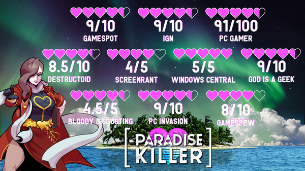 《天堂岛杀手 Paradise Killer》Switch美版中文&日版中文NSZ下载 – 含1.3.0补丁