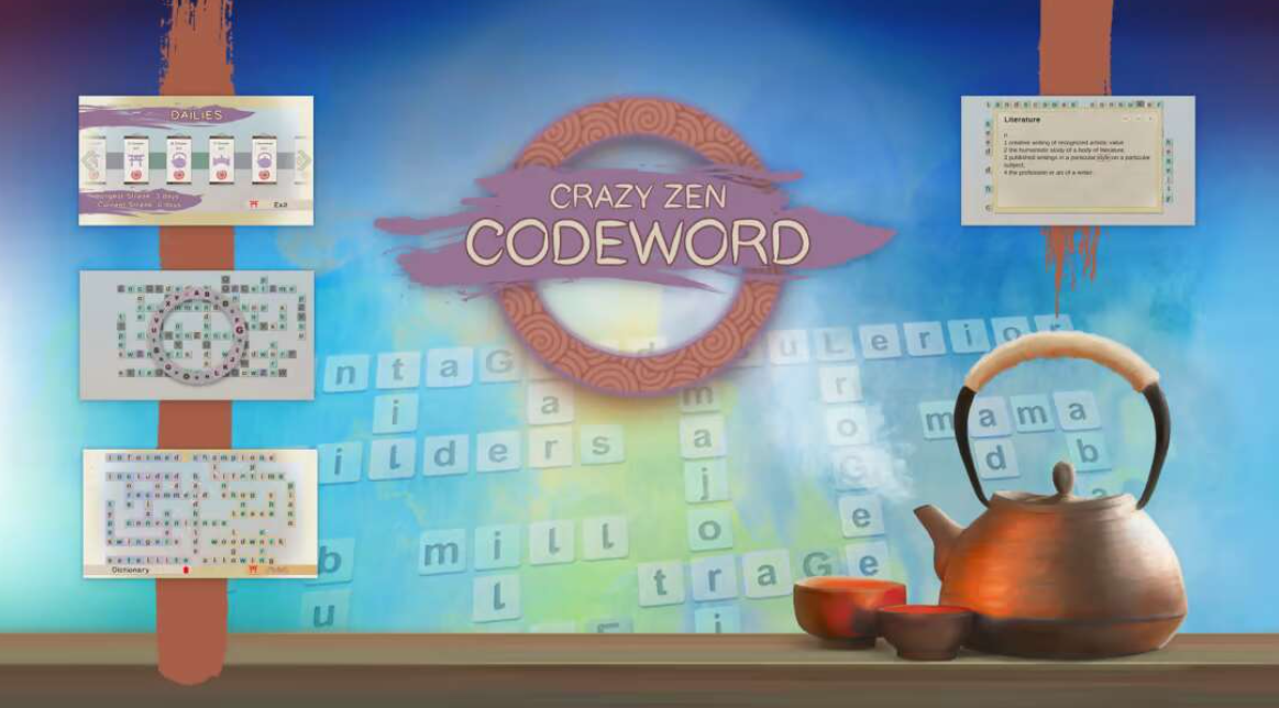 《疯狂禅宗密码 Crazy Zen Codeword》Switch英文版NSZ下载 – 含1.2补丁