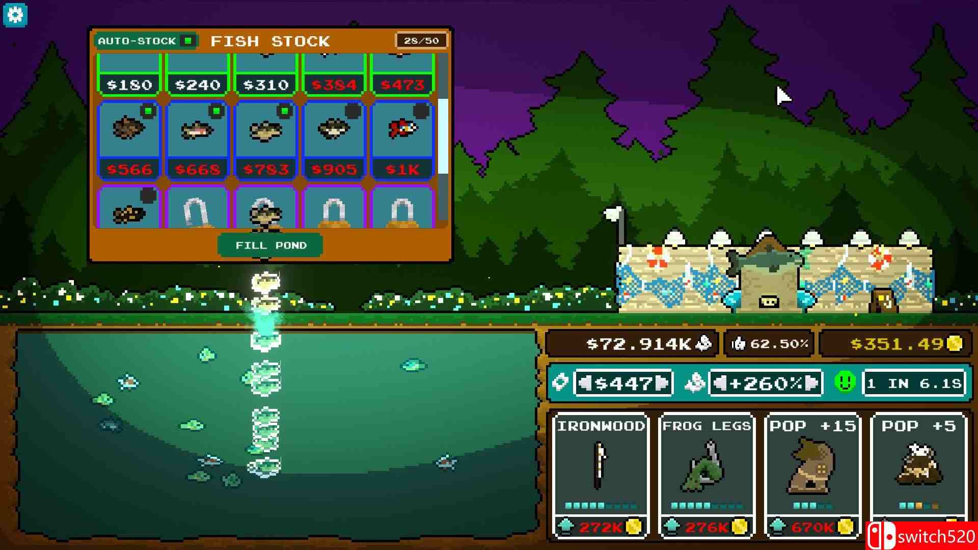 《口袋放置：钓鱼池塘（Pocket Idler: Fishing Pond）》Build 14538474 [英文]