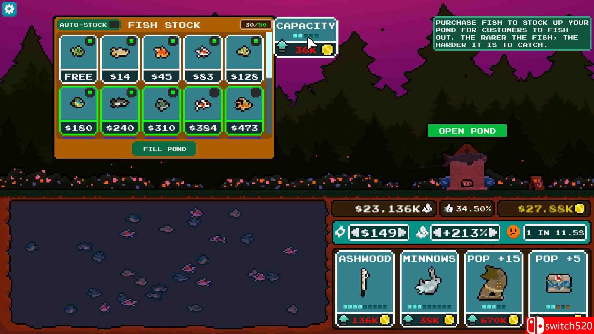 《口袋放置：钓鱼池塘（Pocket Idler: Fishing Pond）》Build 14538474 [英文]