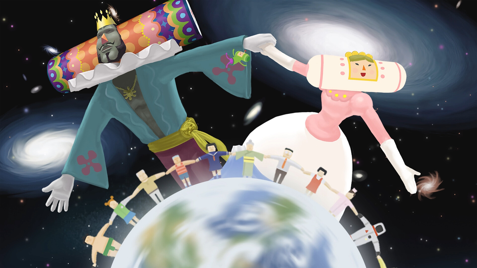 《人见人爱的块魂 安可+ 国王大人的小小回忆/We Love Katamari REROLL Royal Reverie》PC中文版下载-含Build.20552039